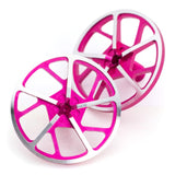 1UP80104 80104 Tenfold Super Light Aluminum Wing Screws (2), Pink