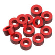 1UP80338 80338 Precision Aluminum 3x6mm Ballstud Shims, Red, 3.0mm (12)