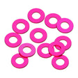1UP80342 80342 Precision Aluminum 3x6mm Ballstud Shims, Pink, 0.5mm (12)