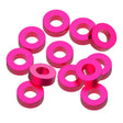 1UP80346 80346 Precision Aluminum 3x6mm Ballstud Shims, Pink, 2.0mm (12)