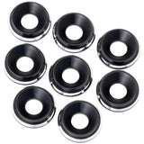 1UP820019 820019 7075 LowPro M3 Countersunk Washers, Black Shine (8)