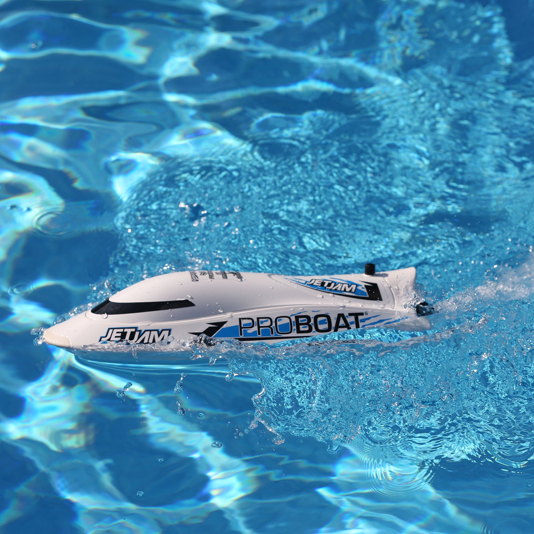 Jet Jam 12" Pool Racer RTR, White