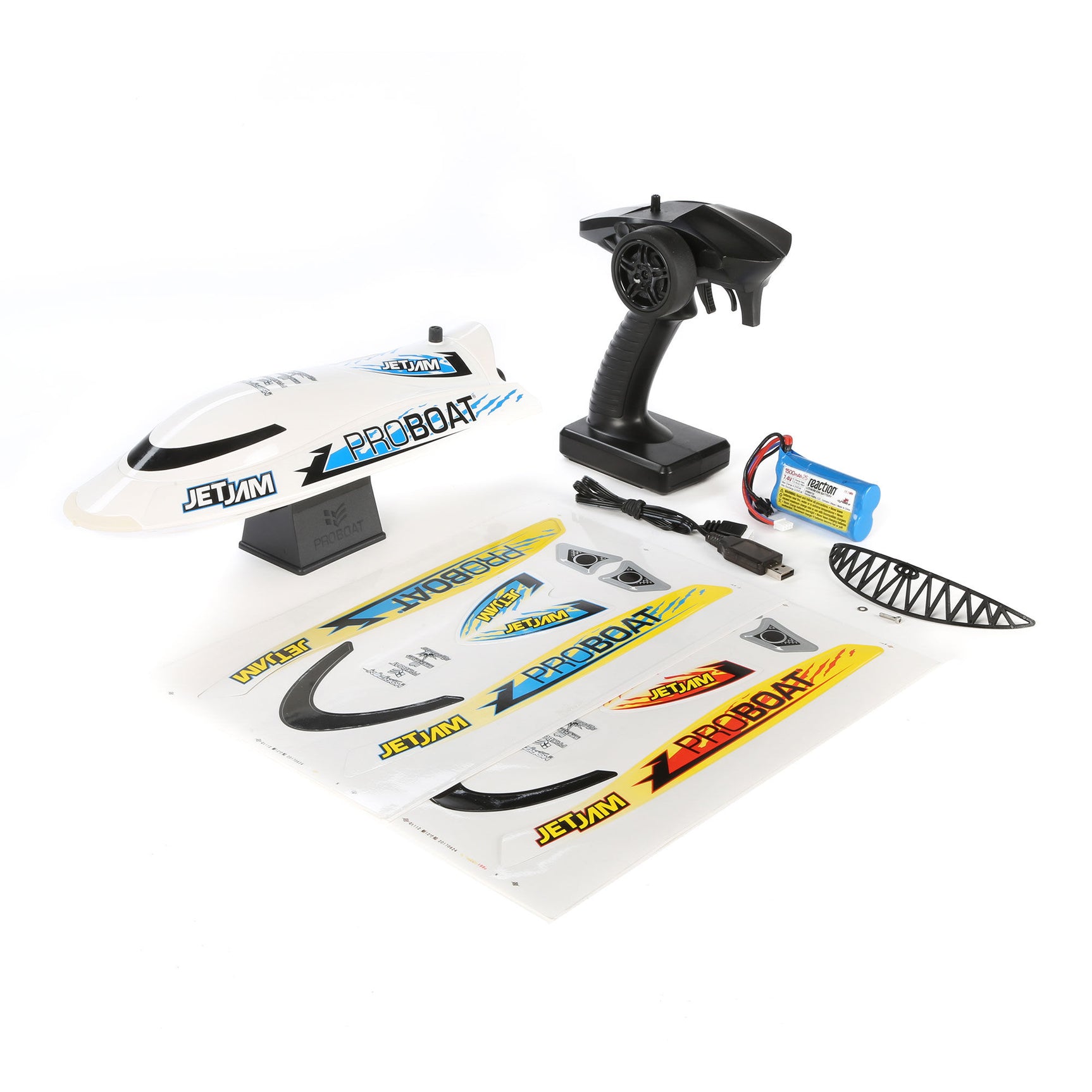Jet Jam 12" Pool Racer RTR, White