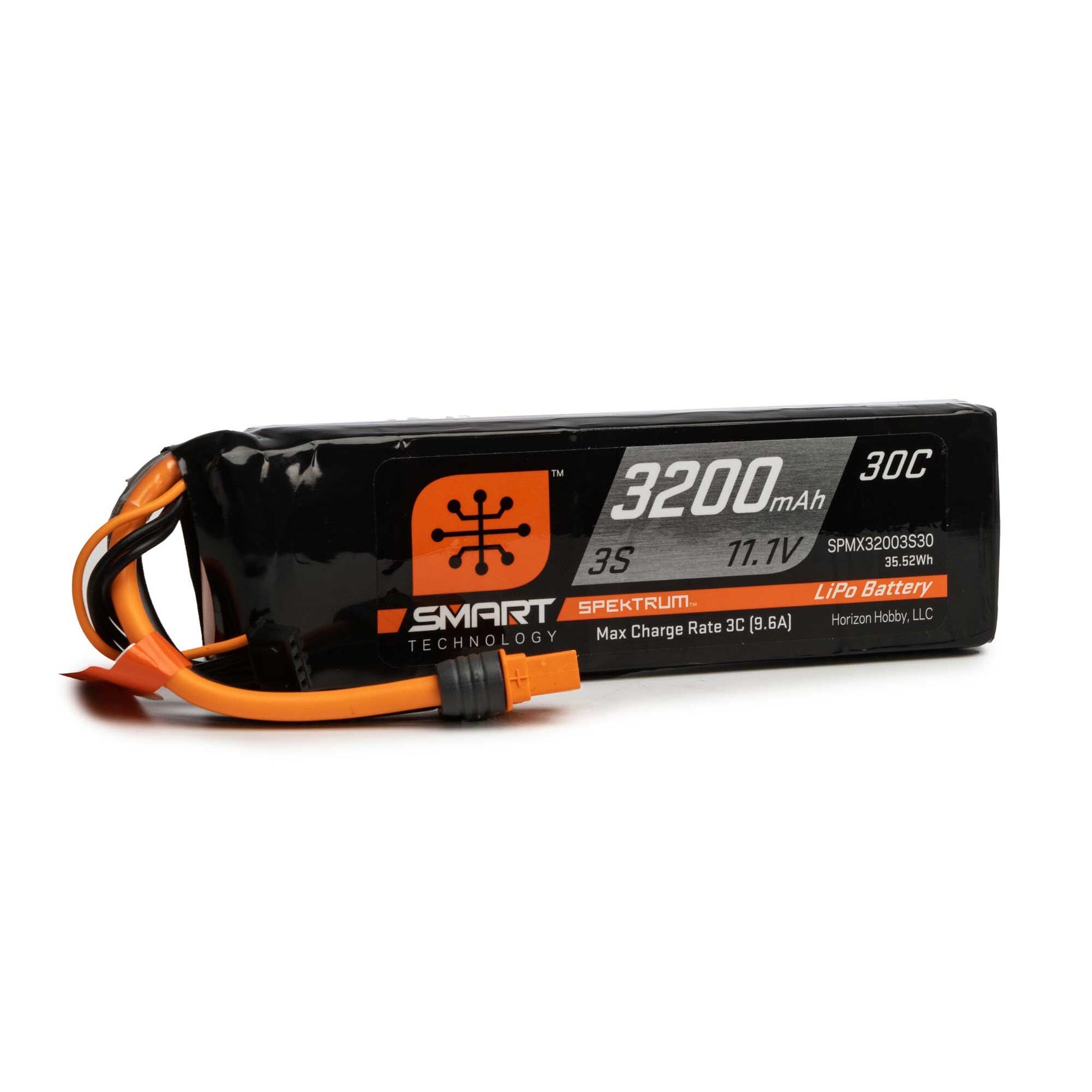 IC3 3S 11.1V Smart LiPo Battery, 30C 3200mAh