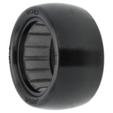 AKA13133CR 13133CR Void Slick 2.2" 1/10 2WD Buggy Rear Tire, Clay (2)