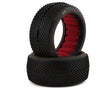 AKA14003QR 14003QR Gridiron 1/8 Buggy Tires w/ Red Inserts, Super Soft Long Wear (2)