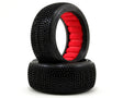 AKA14007ZR 14007ZR Impact 1/8 Buggy Tires w/ Red Inserts, Medium Long Wear (2)