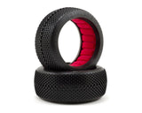 AKA14013ZR 14013ZR Gridiron 1/8 Buggy Tires w/ Red Inserts, Medium Long Wear (2)