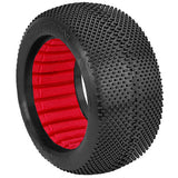 AKA14113VR 14113VR EVO Gridiron 1/8 Truggy Tires w/ Red Inserts (2)
