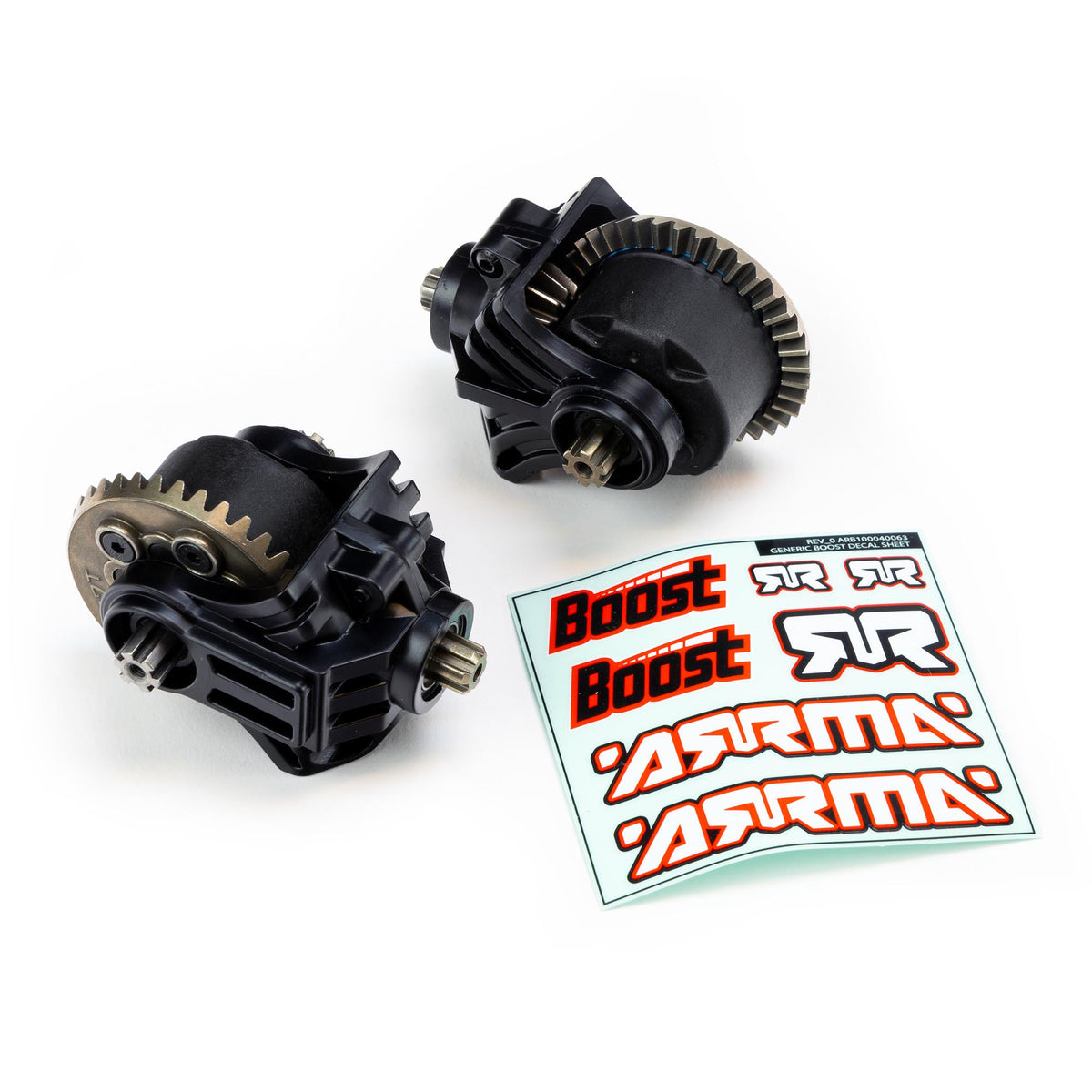 ARA210007 ARA210007 Front & Rear Metal Differential Upgrade Set, BOOST BOX