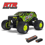 ARA2130T1 ARA2130T1 Gorgon Grom 1/16 4X4 Monster Truck RTR Combo, Yellow