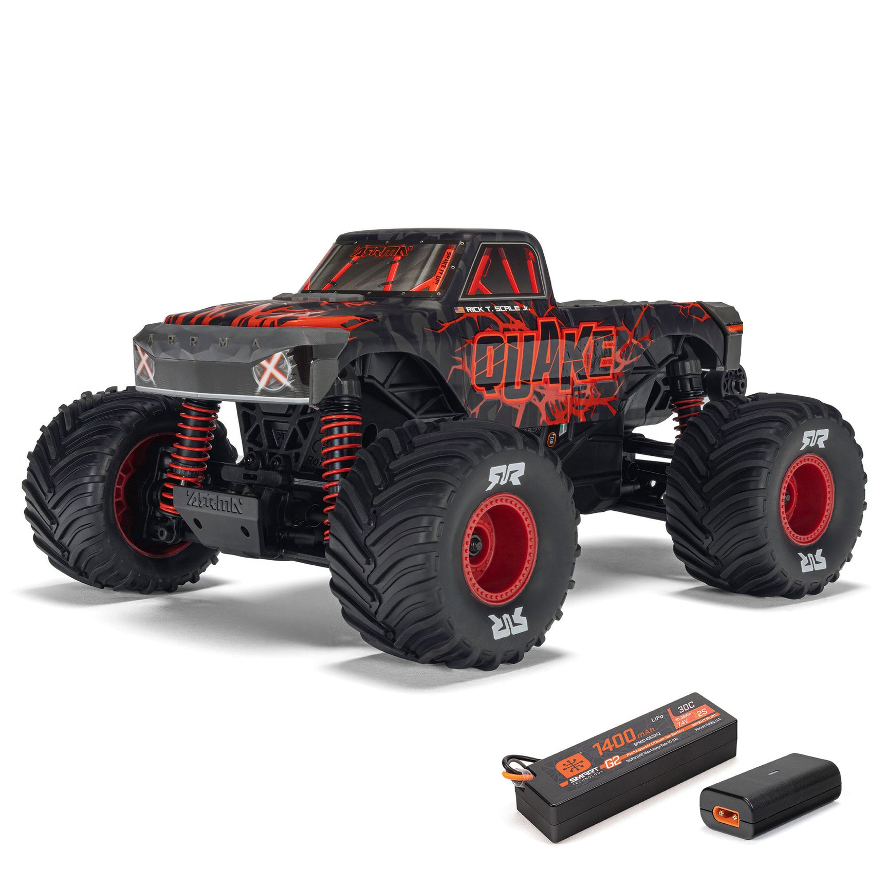 ARA2137T1 ARA2137T1 Quake Grom 1/16 4X4 Monster Truck RTR Combo, Purple