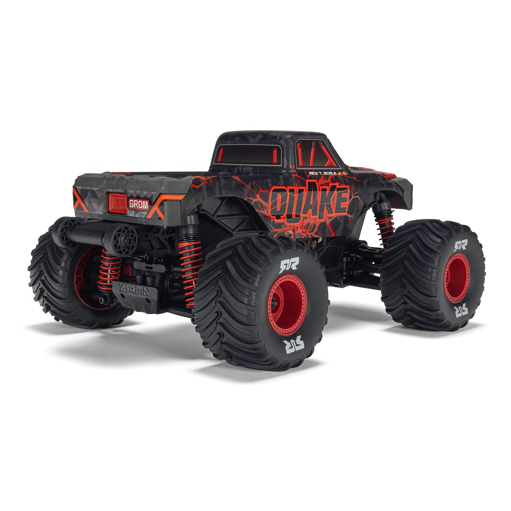 Quake Grom 1/16 4X4 Monster Truck RTR Combo, Purple