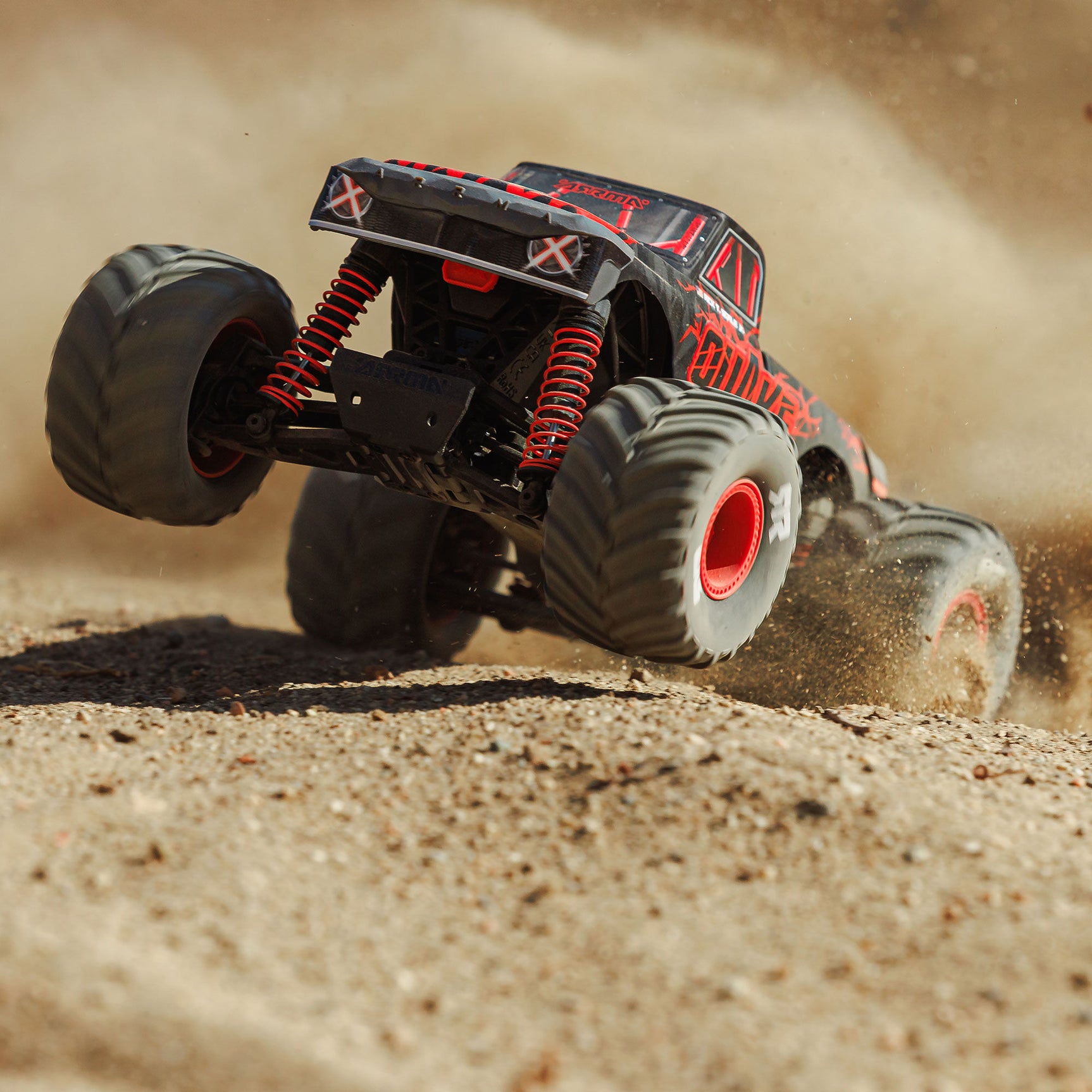 Quake Grom 1/16 4X4 Monster Truck RTR Combo, Purple