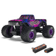 ARA2137T3 ARA2137T3 Quake Grom 1/16 4X4 Monster Truck RTR Combo, Red