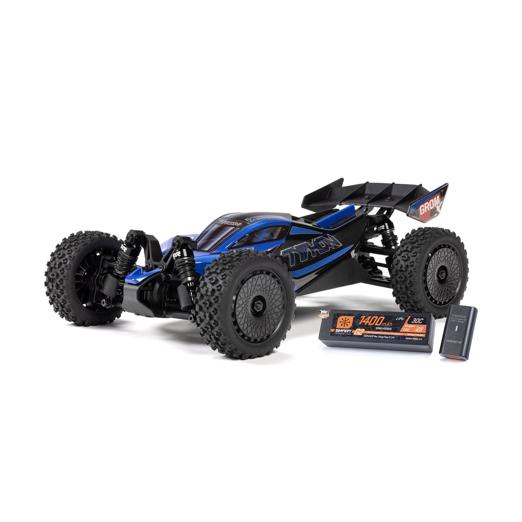 Typhon GROM BLX Small Scale 4WD Buggy RTR Combo, Blue – Dollar Hobbyz