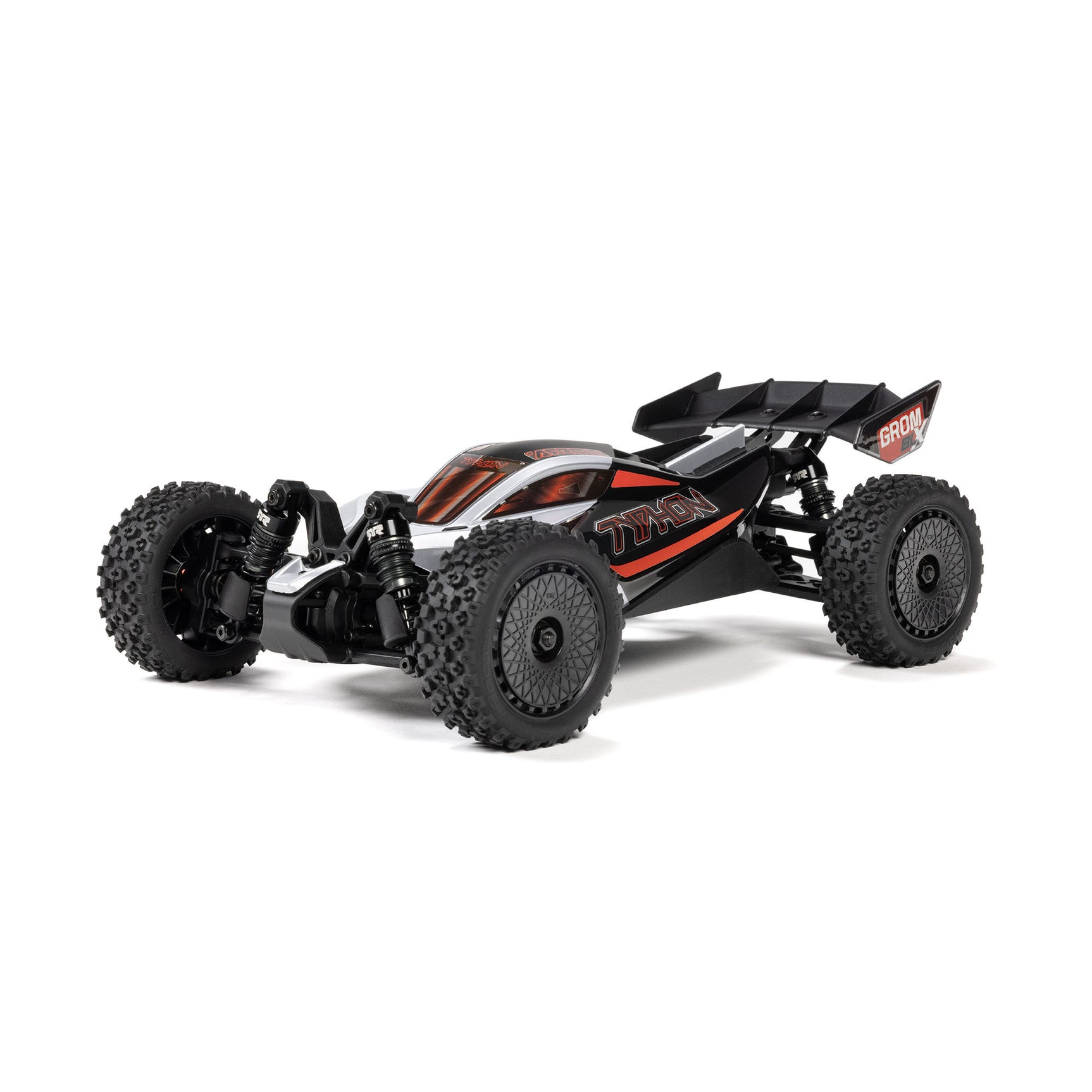 ARA2306T1 ARA2306T1 Typhon GROM BLX Small Scale 4WD Buggy RTR, Silver