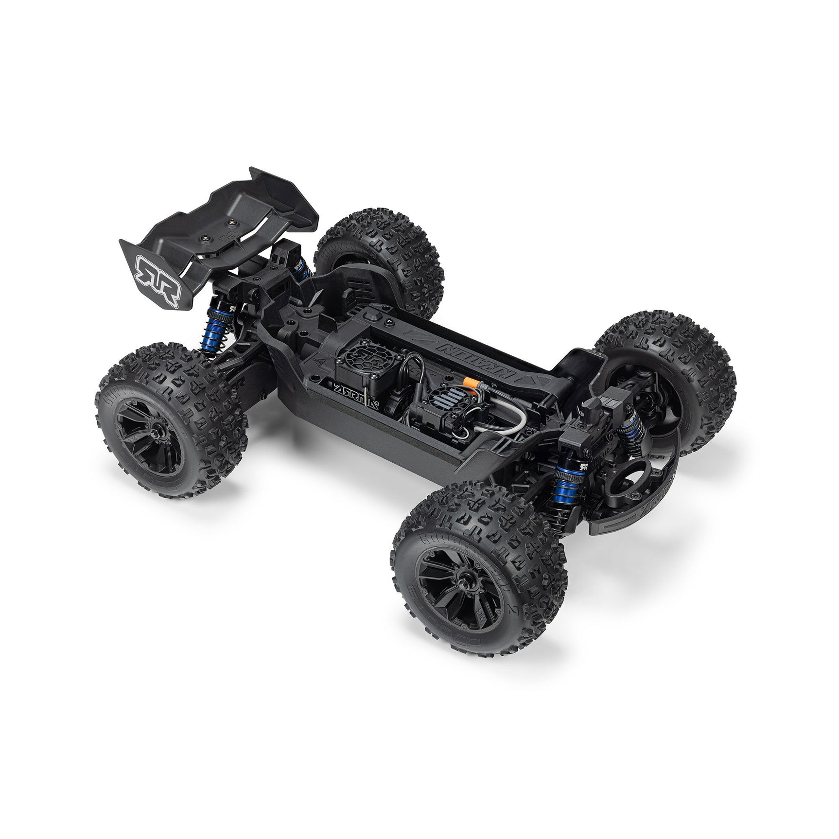 Mini Kraton 3S DSC 4X4 1/16 Speed Truck RTR Combo, Red/Blue