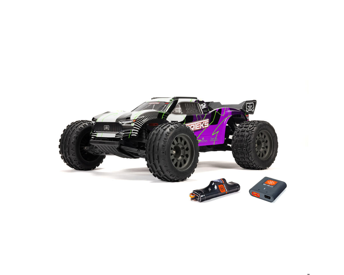 ARA3205ST2 ARA3205ST2 Vorteks Mega 550 1/10 2WD Stadium Truck RTR, Combo, Purple