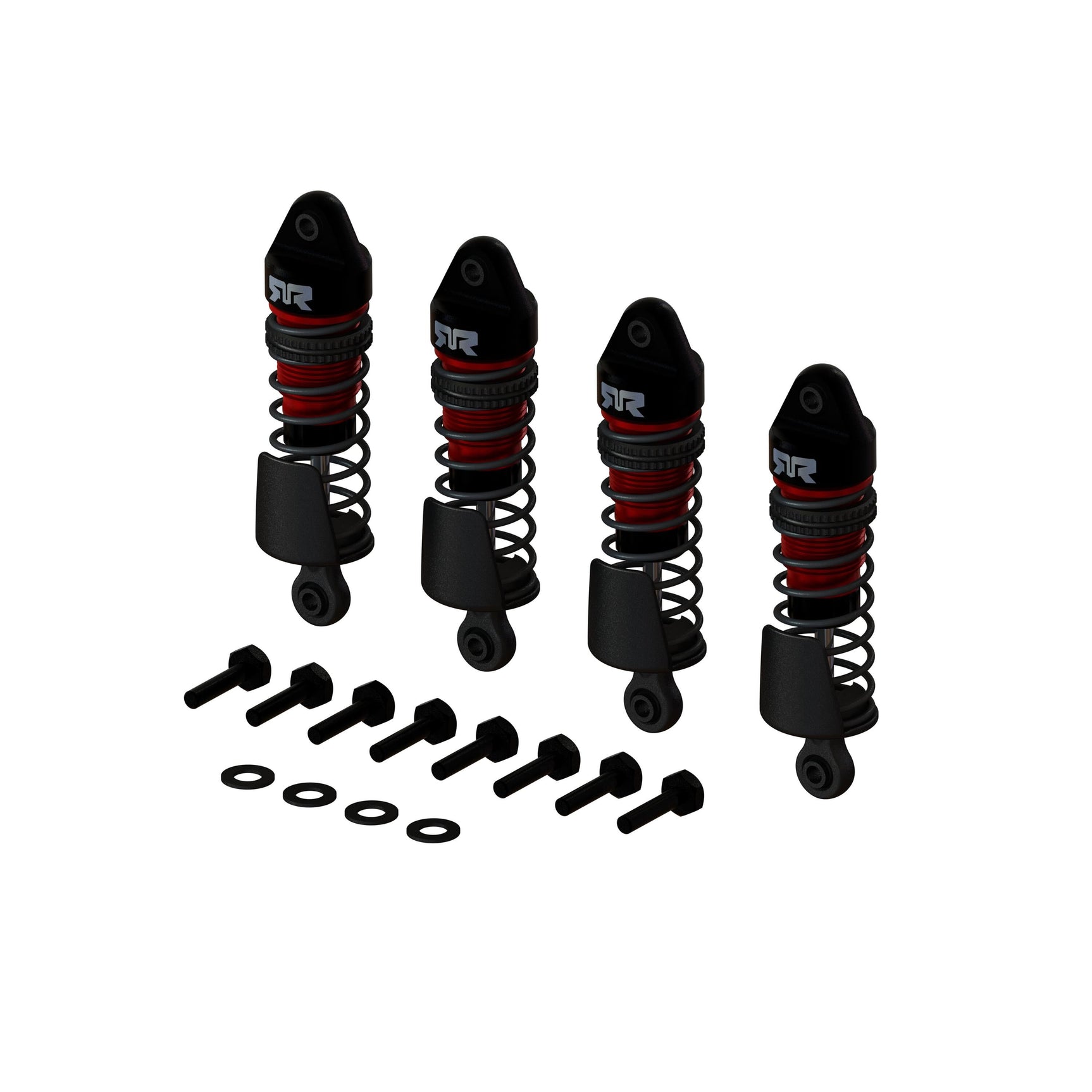ARA330824 ARA330824 GROM Aluminum Shock Set, 58mm w/ 300cst Oil (4)