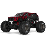 ARA3530T2 ARA3530T2 GORGON 223S Brushless 1/10 2WD Monster Truck RTR, Red/Black
