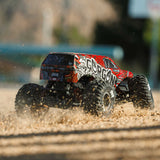 GORGON 223S Brushless 1/10 2WD Monster Truck RTR, Red/Black