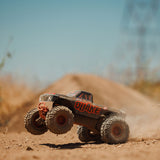 Quake 223S 1/10 2WD Monster Truck RTR, Red