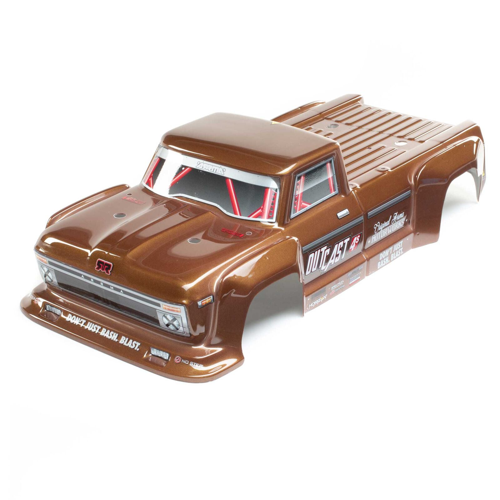 ARA402211 ARA402211 OUTCAST 4X4 Body w/ Decals, Bronze