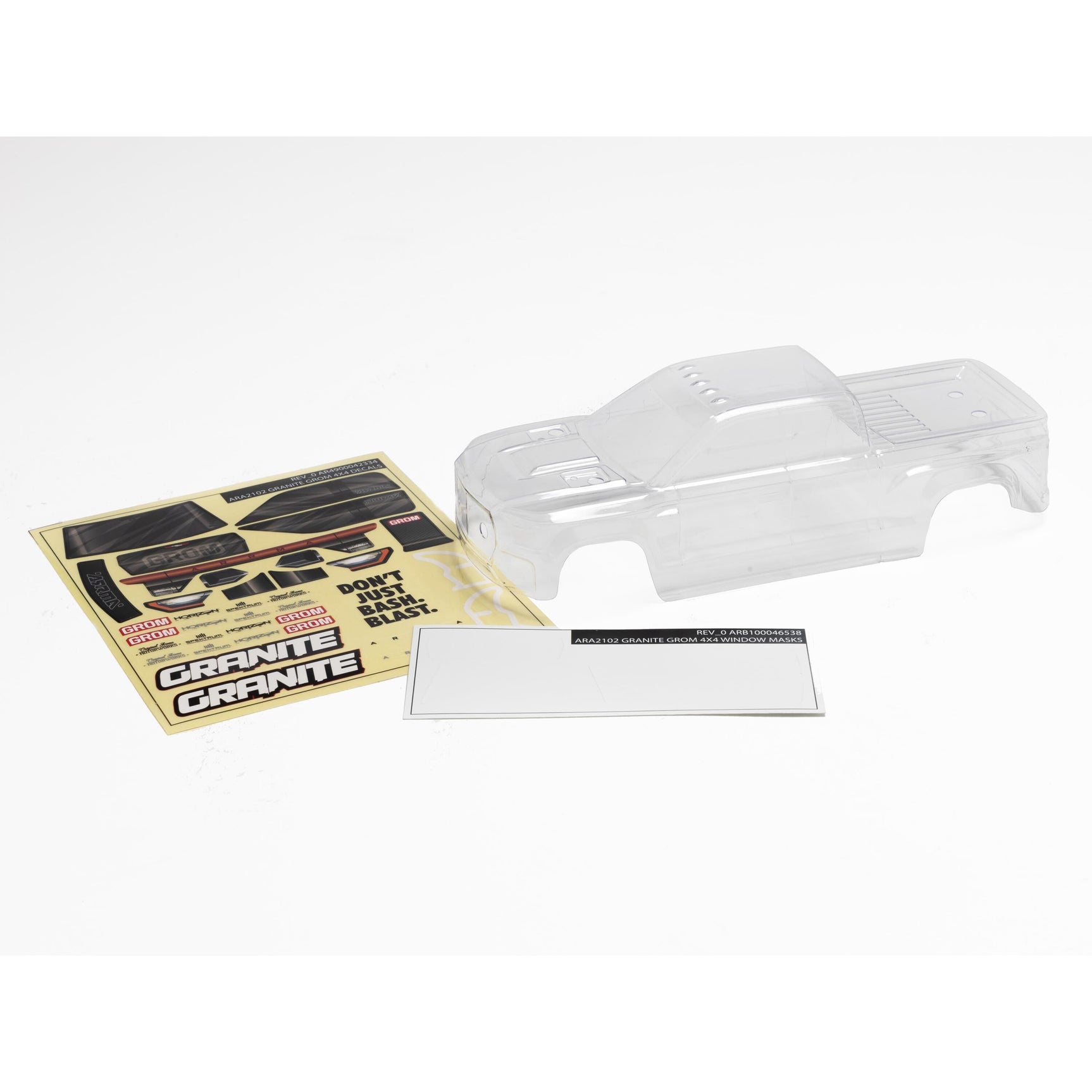 ARA412004 ARA412004 Granite Grom Body, Clear