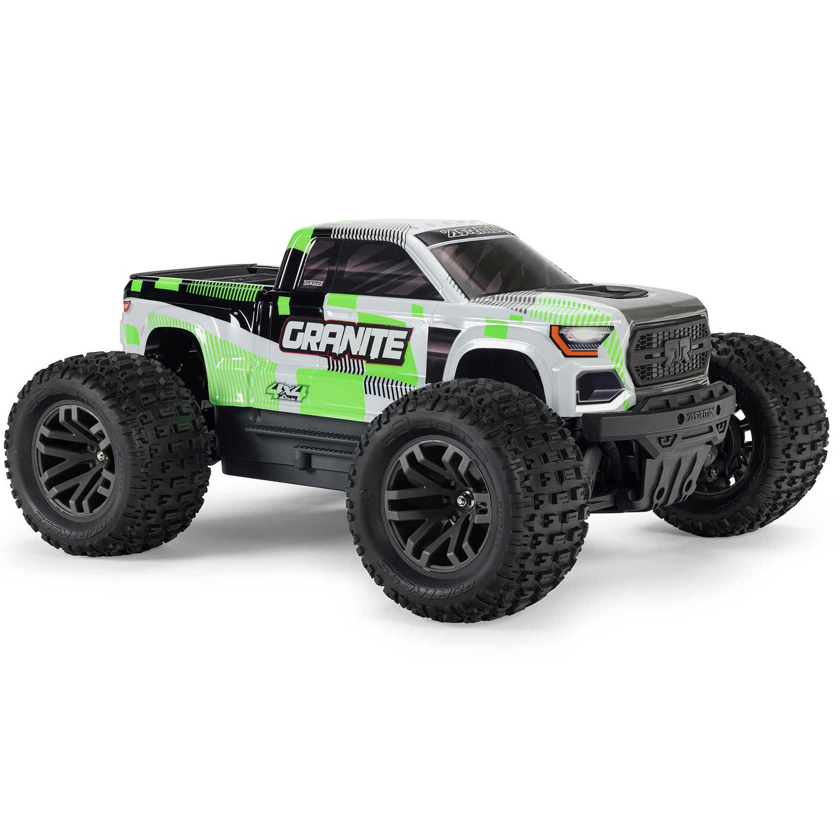 ARA4202V4T1 ARA4202V4T1 Granite 4X4 665 MEGA 1/10 Monster Truck RTR, Green