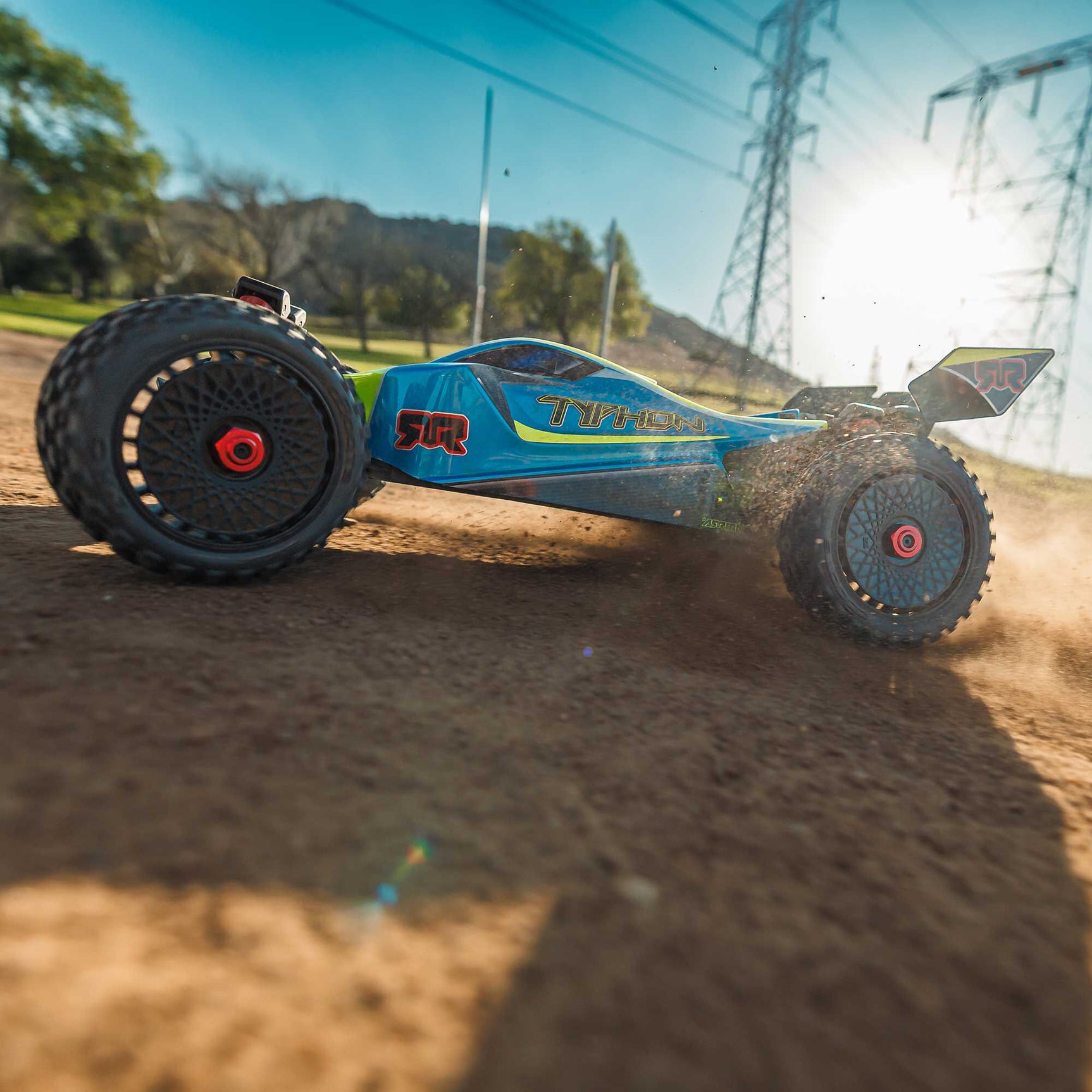 Typhon 4X4 665 MEGA 1/8 Buggy RTR, Blue