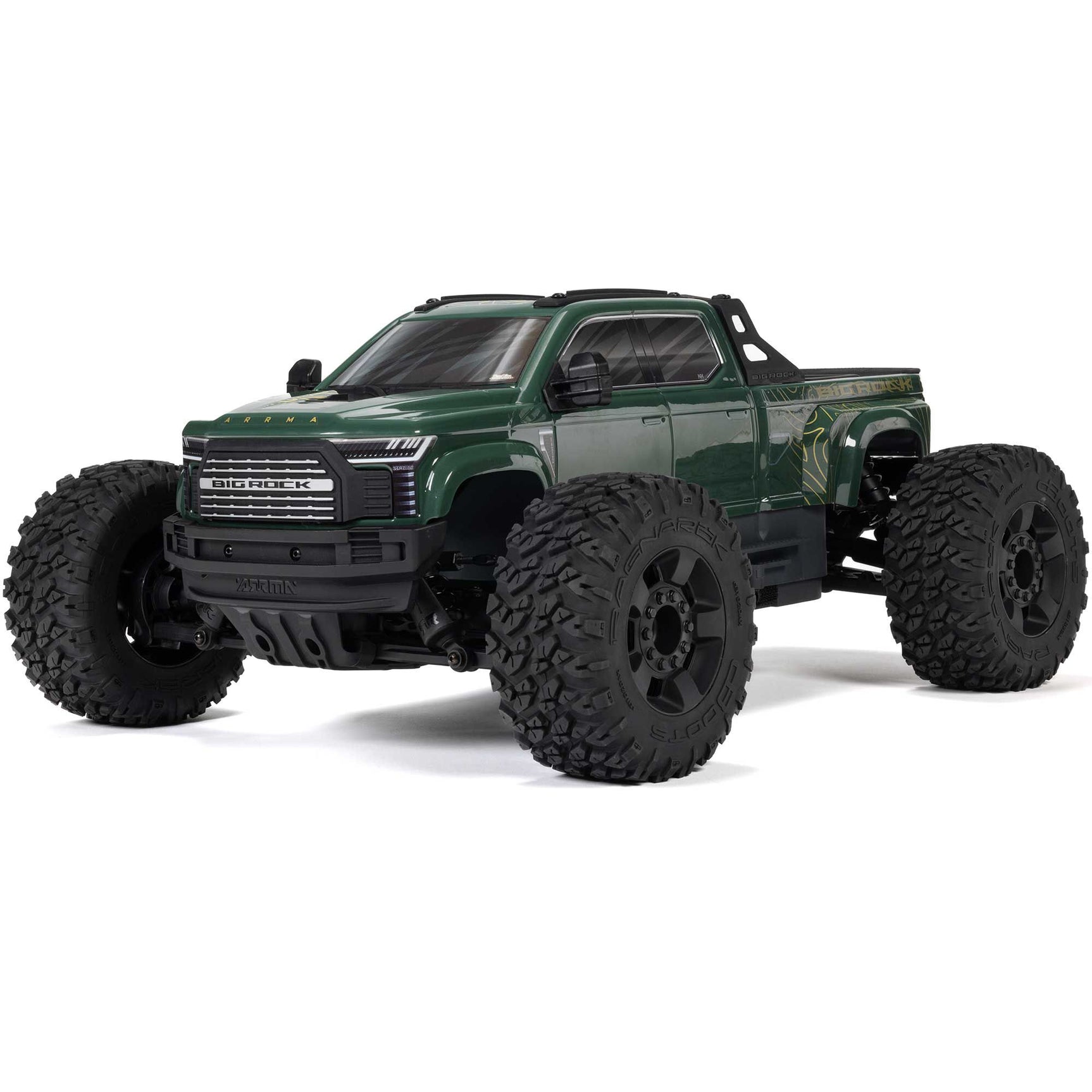 ARA4312V4T2 ARA4312V4T2 Big Rock 4X4 BLX Brushless 1/10 Street Truck RTR, Green