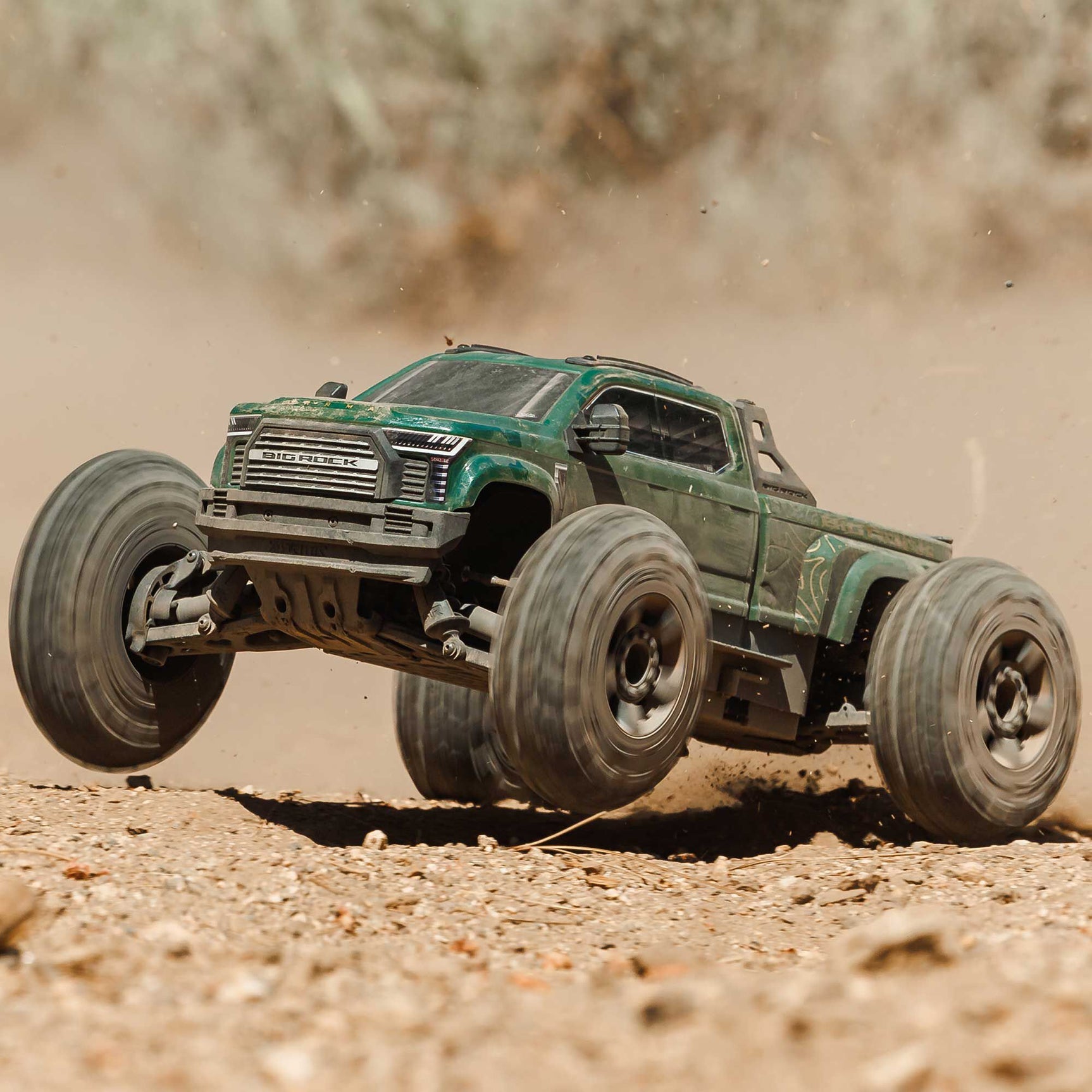 Big Rock 4X4 BLX Brushless 1/10 Street Truck RTR, Green