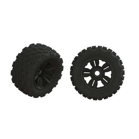 Arrma ARA550061 Copperhead2 3.9 Tires, Front/Rear 17mm Hex, (2)
