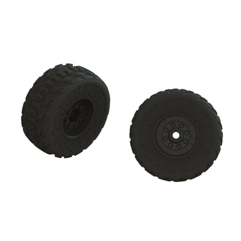 Arrma ARA550107 Glued dBoots FIRETEAM Tire Set, (2)