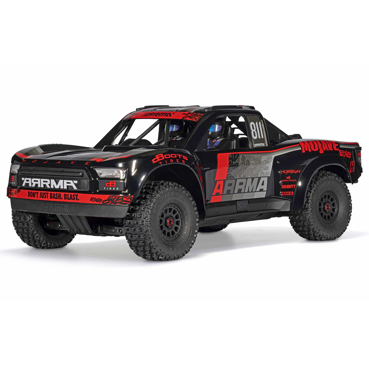 ARA7704V3T1 ARA7704V3T1 MOJAVE 6S EXB Brushless 1/7 4X4 Desert Truck RTR, Black