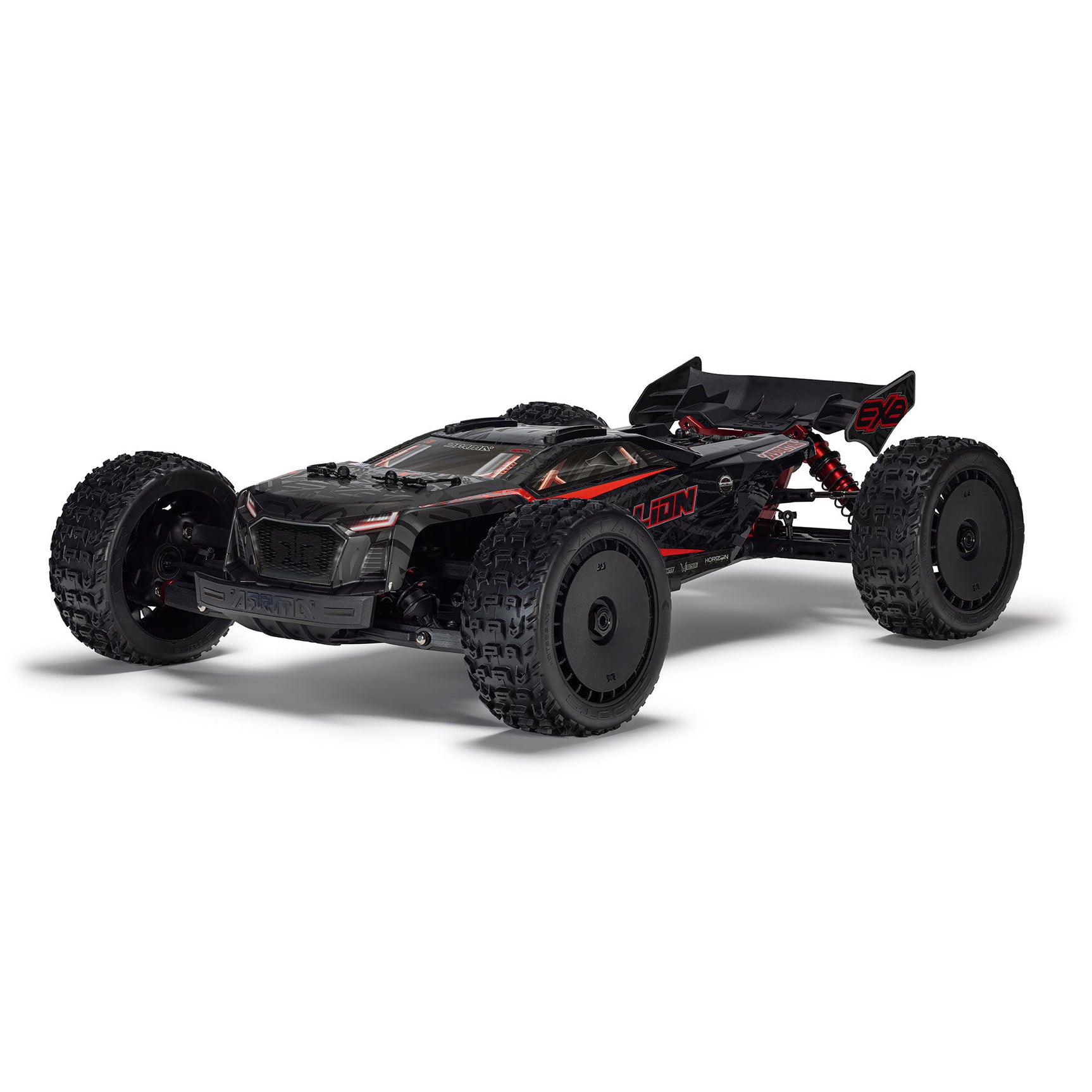 ARA7707V6T1 ARA7707V6T1 Talion 4X4 6S EXB 1/7 Speed Truck RTR, Black