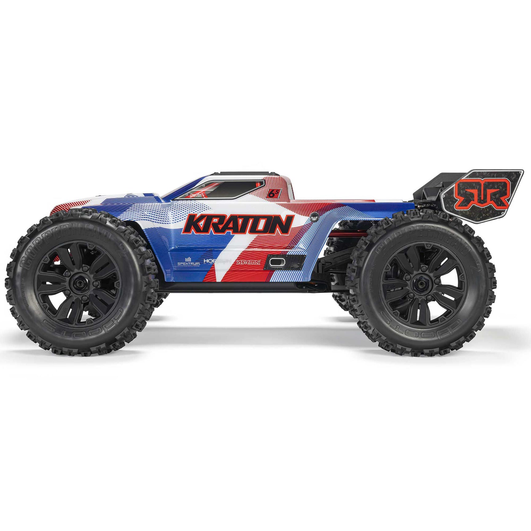 Kraton 4X4 6S BLX Brushless V6 Speed Truck RTR, Blue/Red