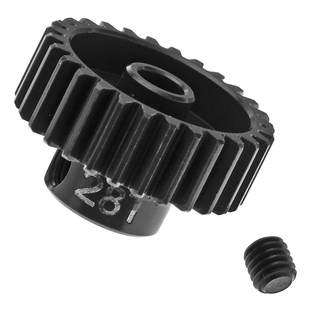 ASC1346 1346 1346 FT Aluminum Pinion Gear 28T 48P 1/8" Shaft