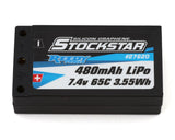 ASC27620 27620 Reedy Stockstar 1/28 2S Hard Case LiPo Battery, 7.4V 480mAh 65C