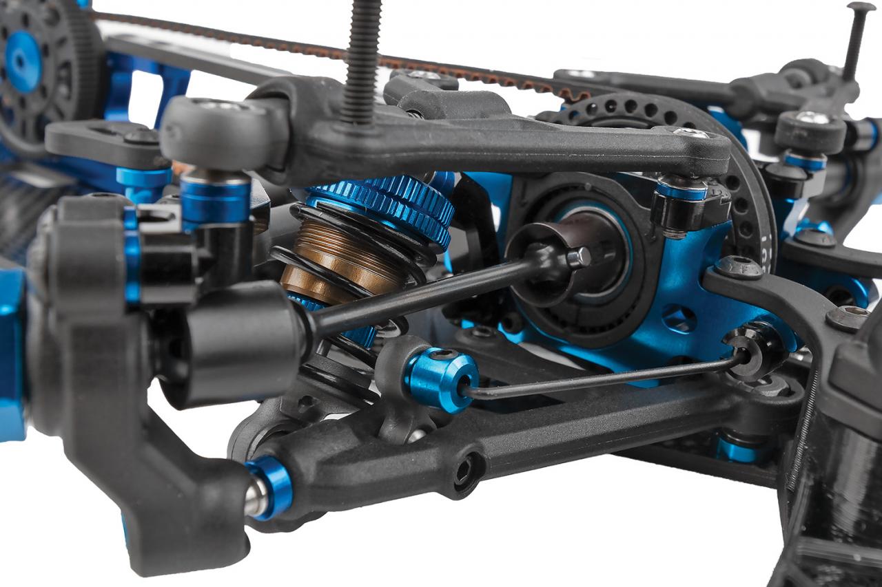 RC10 TC8 1/10 Touring Car Kit, Graphite/Carbon Spec