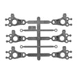 ASC32065 32065 RC10 TC8 Factory Team Carbon Steering Block Set