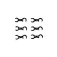 ASC32094 32094 TC8 FT Carbon Fiber Steering Block Mount Shims