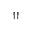 ASC32098 32098 FT HD Titanium Ballstuds Short, 10mm