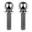 ASC32098 32098 FT HD Titanium Ballstuds Short, 10mm