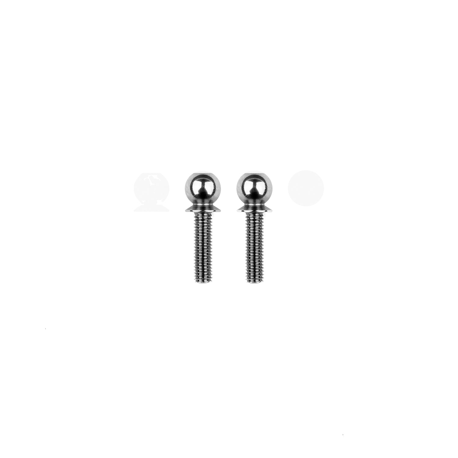 ASC32099 32099 FT HD Titanium Ballstuds Short, 12mm