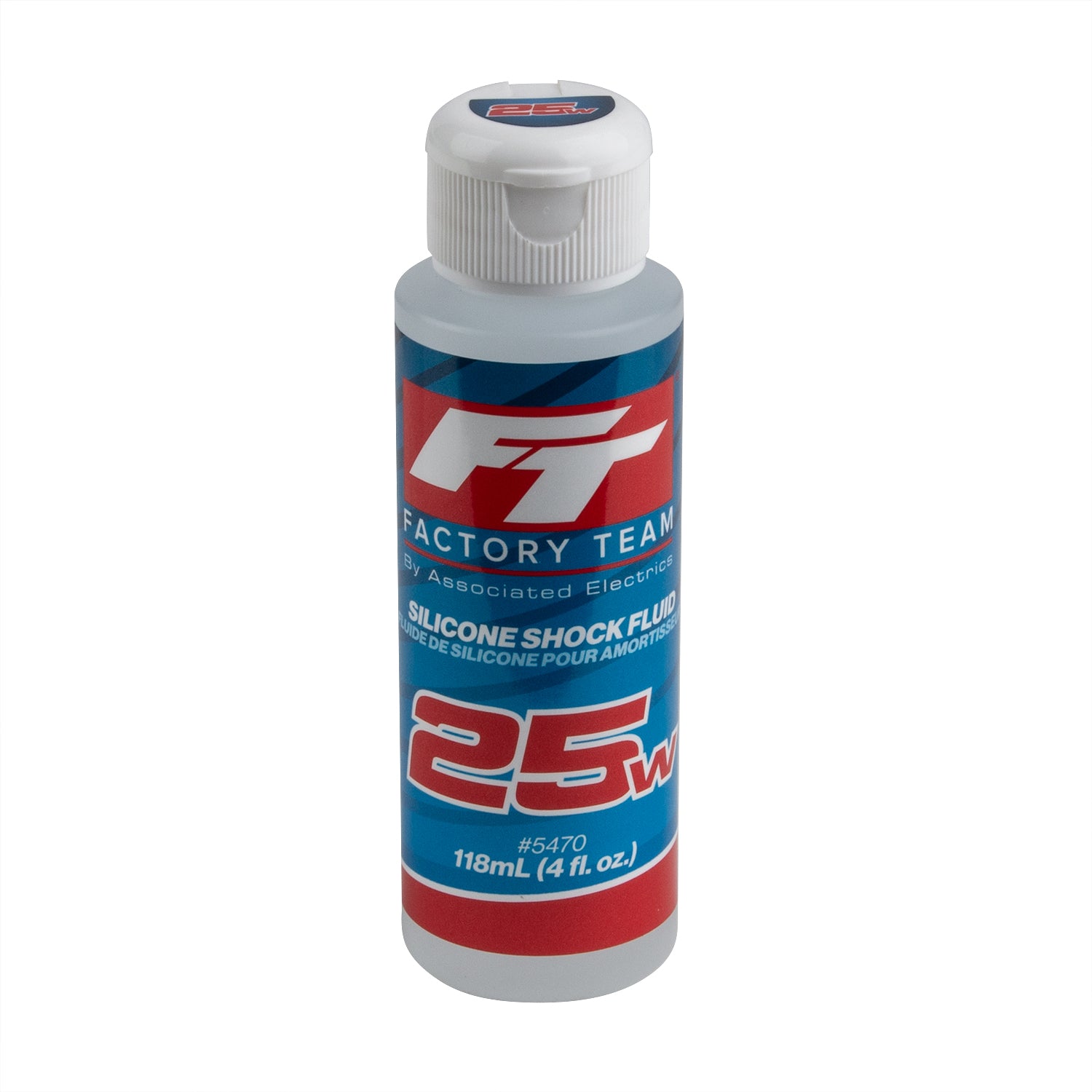 ASC5470 5470 Factory Team Silicone Shock Fluid, 4oz, 25wt (275 cSt)