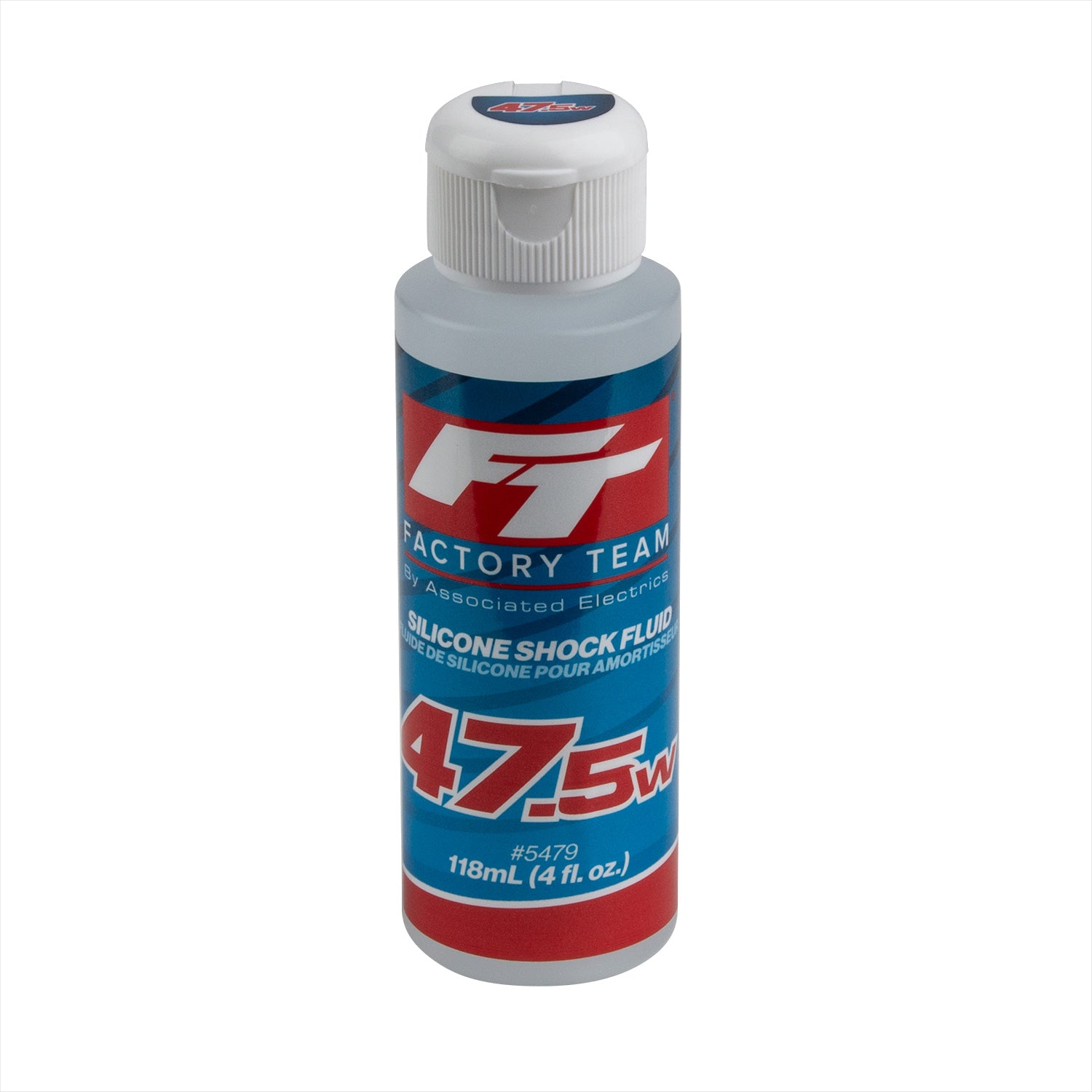 ASC5479 5479 Factory Team Silicone Shock Fluid, 4oz, 47.5wt (613 cSt)