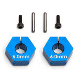 ASC71034 71034 Factory Team Clamping Wheel Hexes, 6.0mm