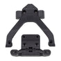 ASC71183 71183 RC10B6.4 Angled Front Top Plate & Ballstud Mount, Carbon